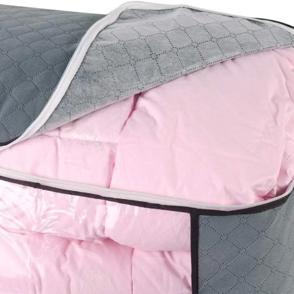 Jumbo Zippered Storage Bag for Closet King Comforter, pillow, quilt, bedding, Cl